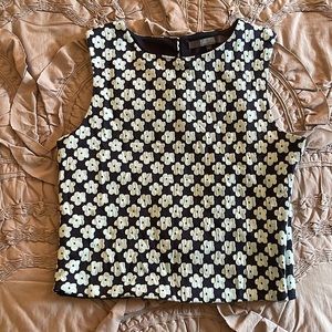 Eva Franco (Anthro) tank in floral blue